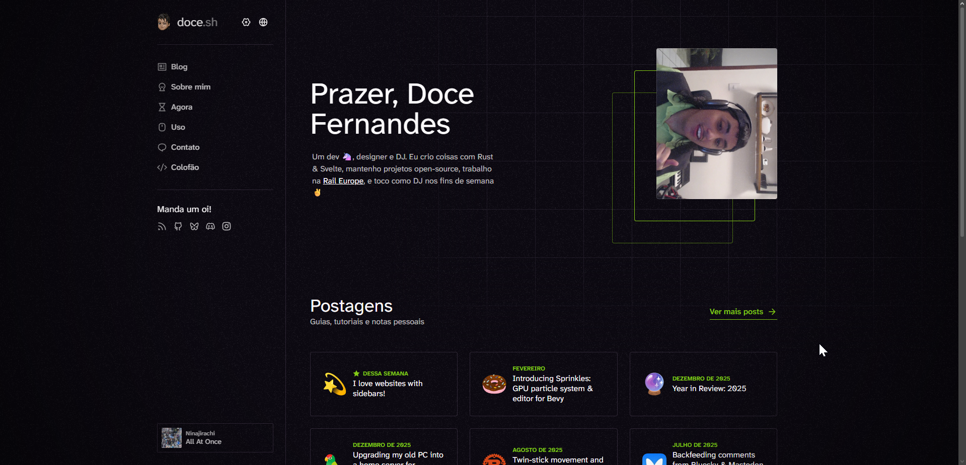 print do site do docinho